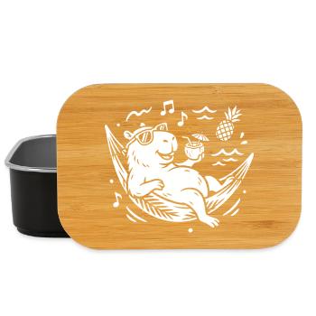 Capy Hammock Chillout - Lunch Box - black - Front