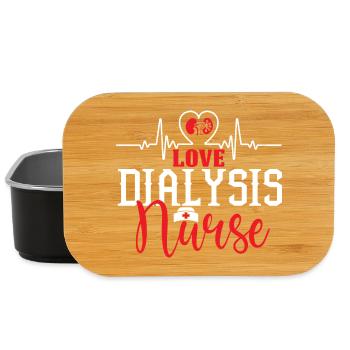 Liebesdialyse-Krankenschwester Herzschlag - Lunch Box - Schwarz - Vorne