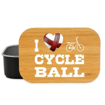 Cycling ball, cycleball, indoor cycling - Lunch Box - black - Front