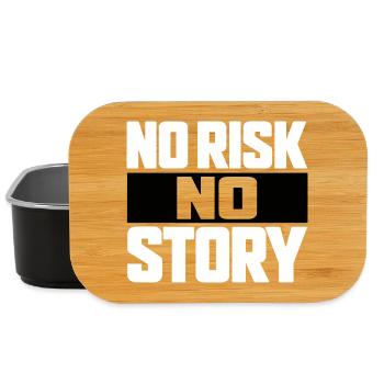 No Risk No Story - Lunch Box - Schwarz - Vorne