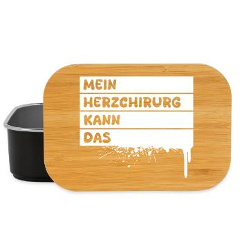 Cardiac surgeon as craftsman - Lunch Box - black - Front