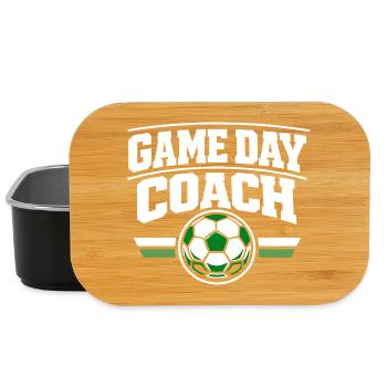 Soccer Training Youth Sports Coach - Lunch Box - black - Front