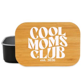 Cool Moms Club - Muttertag Mama Geschenk - Lunch Box - Schwarz - Vorne
