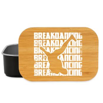 Lustiger Breakdancer - Lunch Box - Schwarz - Vorne