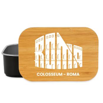 Roma, Italie, Rome Colisée, touristes touristes de tournée italienne - Boîte à goûter - noir - Devant