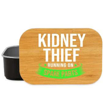 Kidney Donor Transplantation Organ Donation - Lunch Box - black - Front