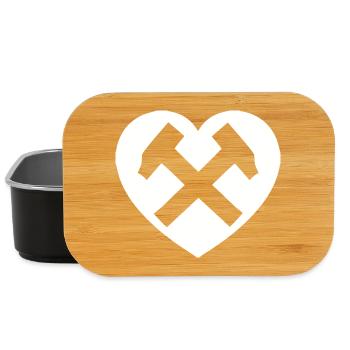 Herzhammer: Liebe im Stahl - Lunch Box - Schwarz - Vorne