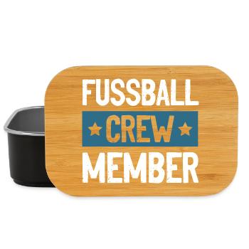 Football Crew - Lunch Box - black - Front