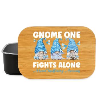 Gnom Hellblau NebenniereniNsuffizIenz - Lunch Box - Schwarz - Vorne