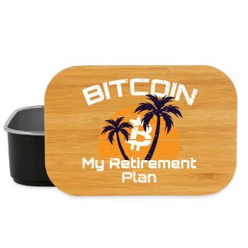 Bitcoin - 21 Million - Cryptocurrency - Lunch Box - Schwarz - Vorne
