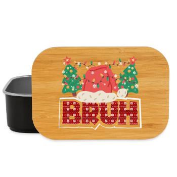 Drôle de t-shirt de Noël cadeau de Noël - Boîte à goûter - noir - Devant