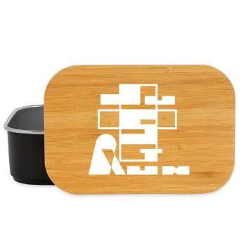 Course à pied et japonais - Boîte à goûter - noir - Devant