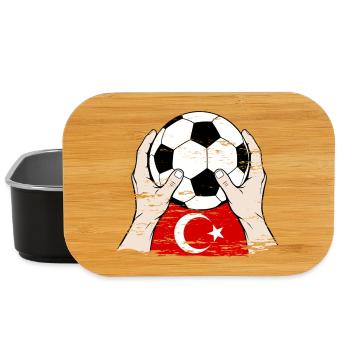Football turc utilisé par la Turquie - Boîte à goûter - noir - Devant
