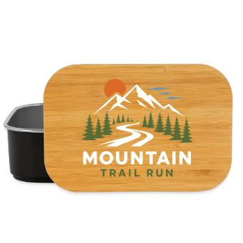 Mountain Trail Run - Lunch Box - black - Front