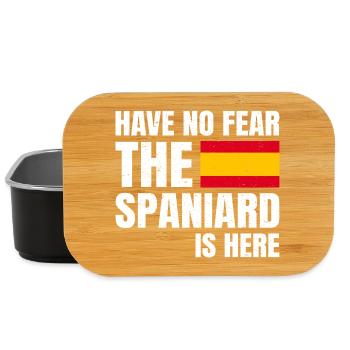N’ayez pas peur L’Espagnol est là Espagne Espagne - Boîte à goûter - noir - Devant