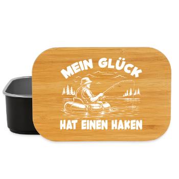 Angler Spruch - Lunch Box - Schwarz - Vorne