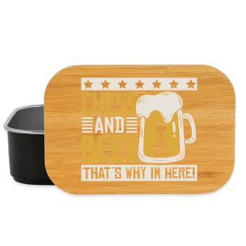 Schach Schachspieler Schachbrett - Lunch Box - Schwarz - Vorne