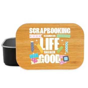 Scrapbooking Memories - Lunch Box - black - Front