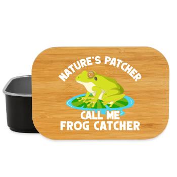 Trape-grenouilles, Grenouille patcher, - Boîte à goûter - noir - Devant