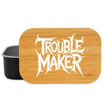 Troublemaker Frechdachs Rabauke Geschwister Kinder - Lunch Box - Schwarz - Vorne