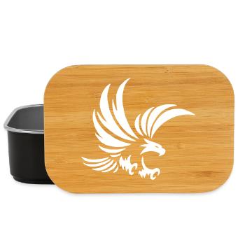Weißer Totemadler - Lunch Box - Schwarz - Vorne