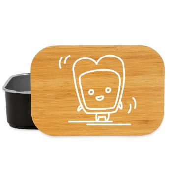 Dancing Toast - Lunch Box - Schwarz - Vorne