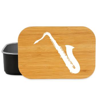 Saxophon - Lunch Box - Schwarz - Vorne