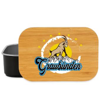 Graubünden Steinbock Summit - Lunch Box - Schwarz - Vorne