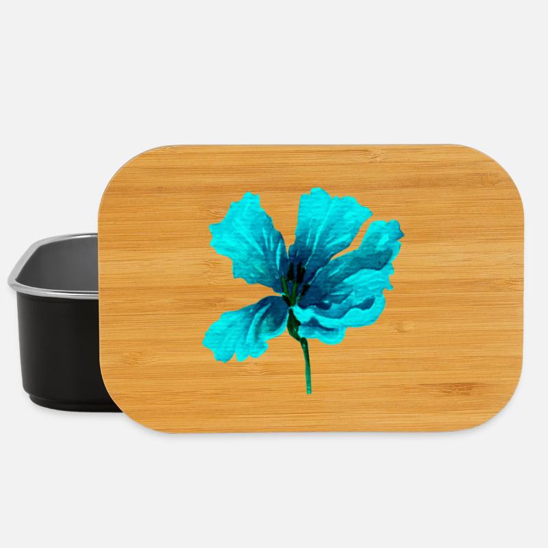 fleur - Boîte à goûter - noir