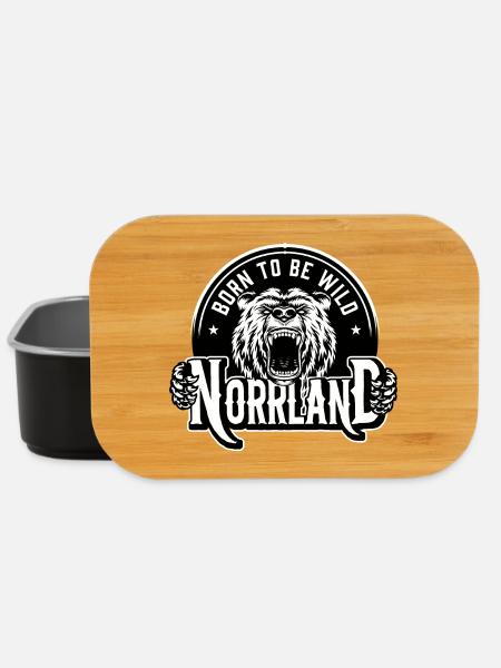 Born to be wild Norrland - Lunch Box - black