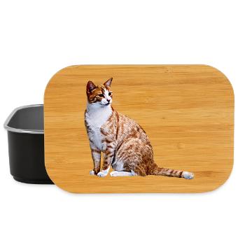 Cat Cats Cat Cats Cat Love - Lunch Box - black - Front