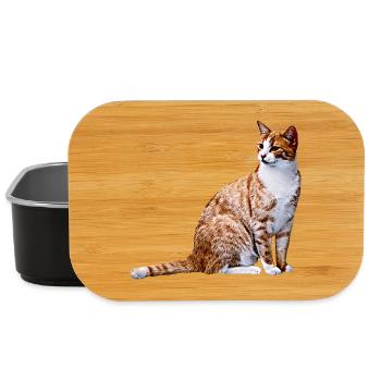 Katze Katzen Katze Cat Cats - Lunch Box - black - Front
