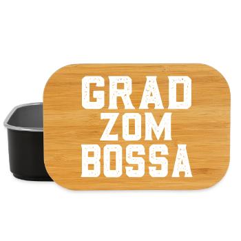 Grad zum Bossa - Lunch Box - Schwarz - Vorne
