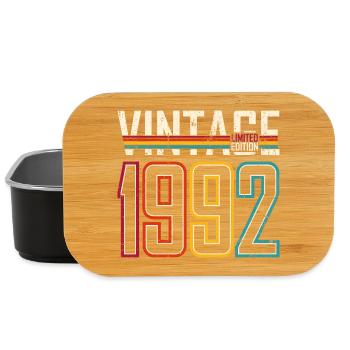 Vintage 1992 Limited Edition - Lunch Box - black - Front
