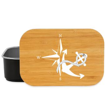 Anker & Seerose - Lunch Box - Schwarz - Vorne