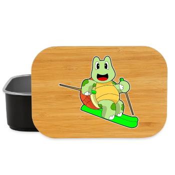Turtle Skier Ski - Boîte à goûter - noir - Devant