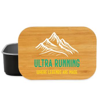 Ultra Running - Là où les légendes se font - Boîte à goûter - noir - Devant