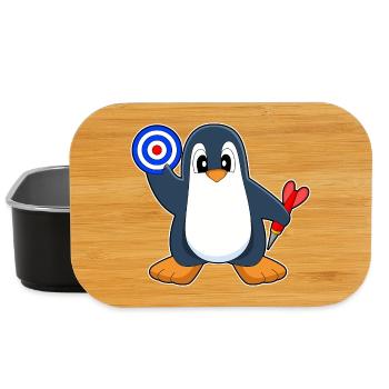 Cible de fléchettes Penguin Dart - Boîte à goûter - noir - Devant