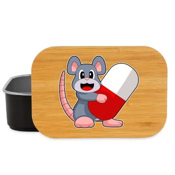Mouse Doctor Medicine - Lunch Box - black - Front