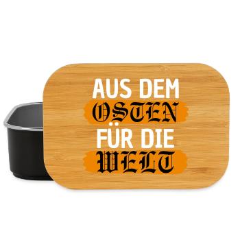 OSTDEUTSCHLAND - Motiv für STOLZE OSSIS - Lunch Box - Schwarz - Vorne