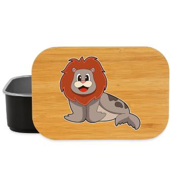 Lion de phoque - Boîte à goûter - noir - Devant