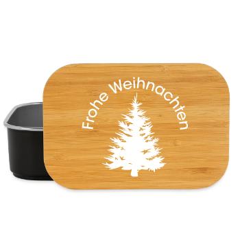 Joyeux Noël icône forêts forêt Noël graphique - Boîte à goûter - noir - Devant