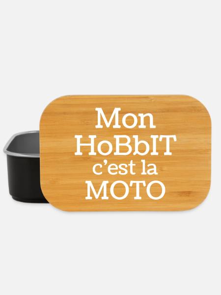 moto, motard, chopper - Boîte à goûter - noir