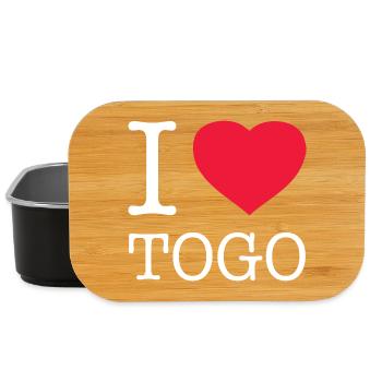 I LOVE TOGO - Lunch Box - black - Front
