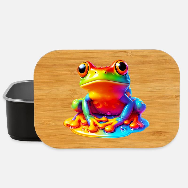 Grenouille - Boîte à goûter - noir