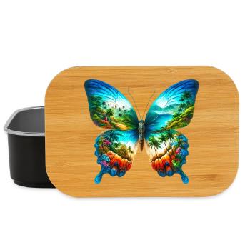 Butterfly - Lunch Box - black - Front