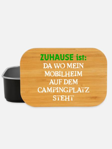 Home is where my mobile home is - Lunch Box - black