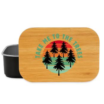 Take me to the trees - Lunch Box - black - Front