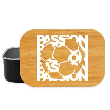 Soccer Passion Team Icon Graphic Logo icon - Lunch Box - black - Front