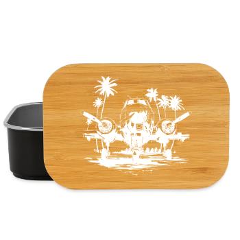 Airplane Drawing - Lunch Box - black - Front